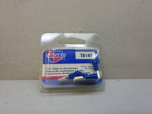 TA141 Car Quest Pack of 5 1/4″ Slide On Connectors TA141 Car Quest
