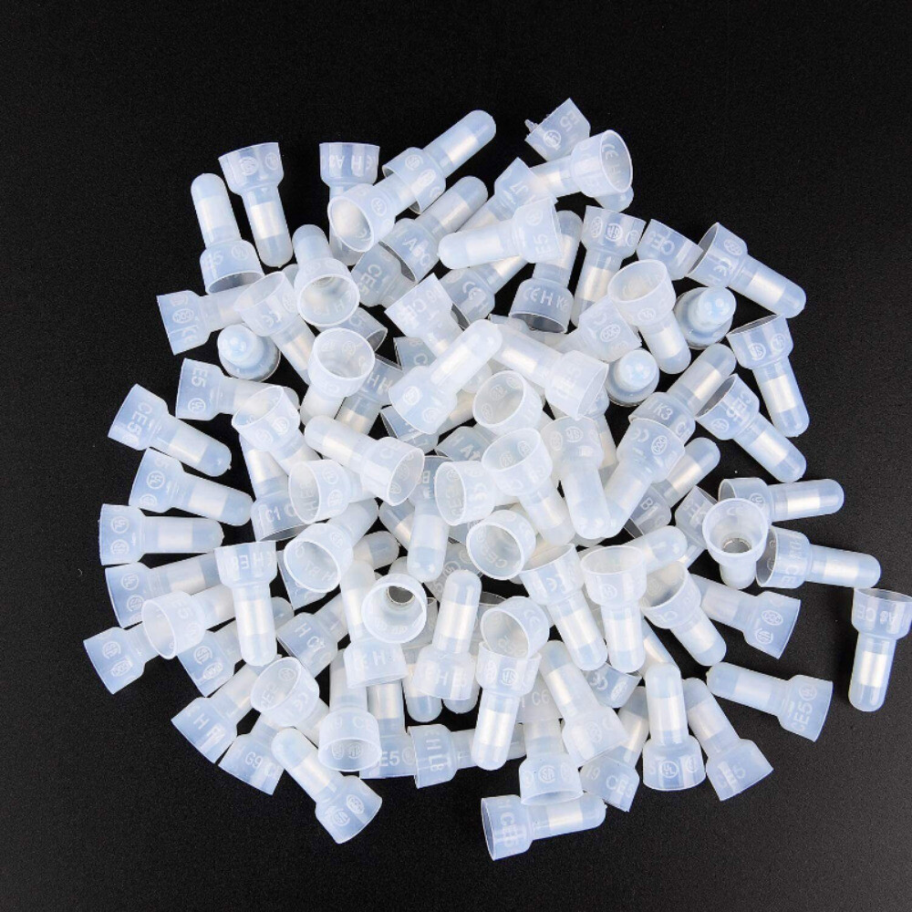 350PCS Closed End Crimp Cap12-10 16-14 22-18 AWG Gauge Wire Connector Terminal