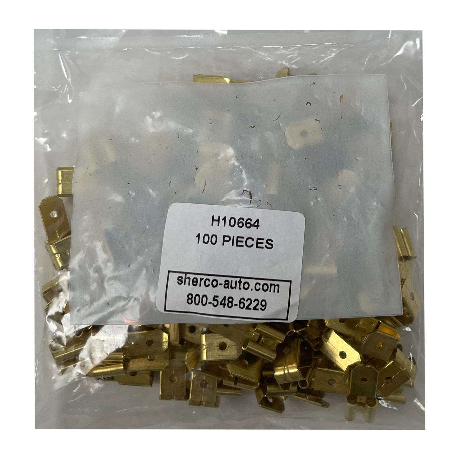 (100) Double Male Single Female .250 Quick Disconnect Connector Adapter Terminal