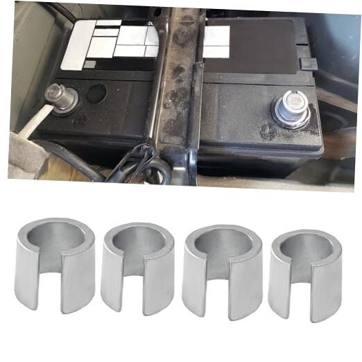 2Pair Battery Post Shims, Car Battery Terminal Extender, Car Battery Terminal