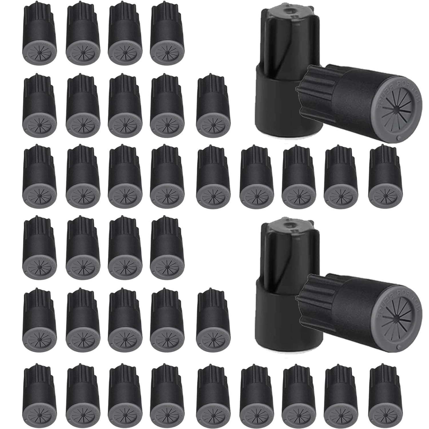 40PCS Waterproof Outdoor Wire Electrical Connectors Sealant Cap Gel, 22AWG-12AWG