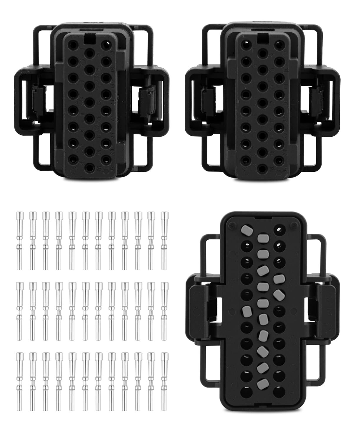 FICM Fuel Injection Control Module Connector Terminal Wiring Harness Black