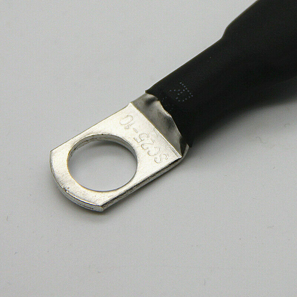140Pcs Battery Cable Lugs Eyelets Copper Ring Terminals Crimp Wire Connectors US