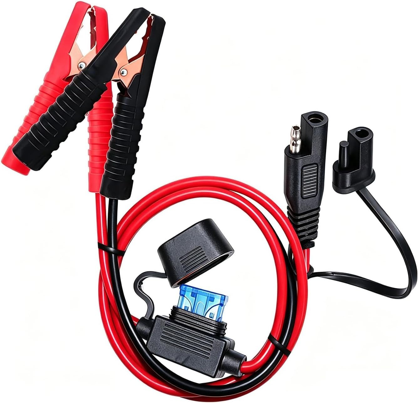 10AWG Battery Alligator s,SAE Quick Release Adapter to Alligator s with 2FT,S…