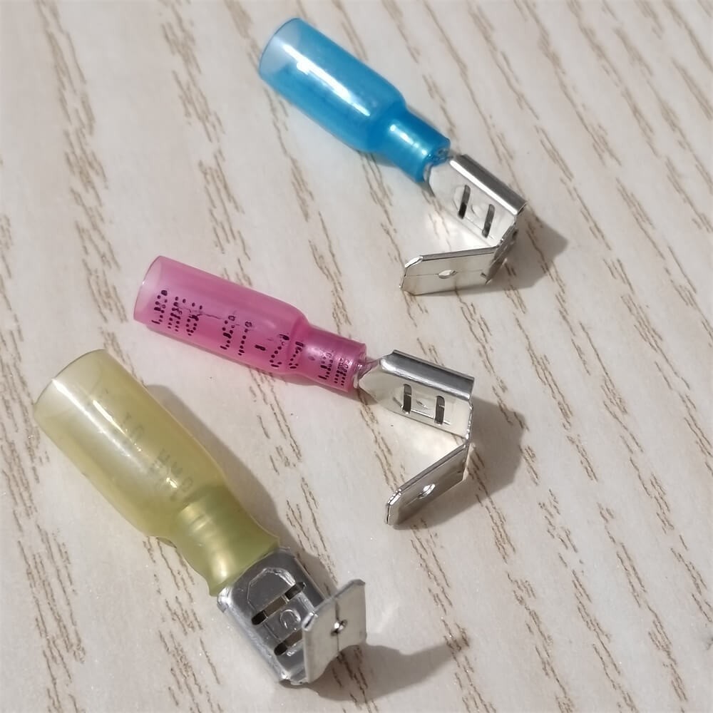 Piggyback Heat Shrink Quick Disconnect Terminal Connector 22-10AWG Crimp Wire US
