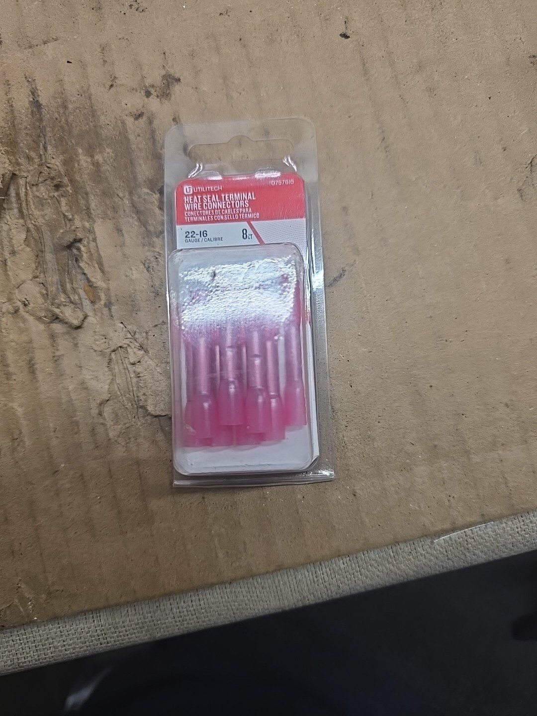 Utilitech 22/16 Awg Butt Splice Pink (8-Count)