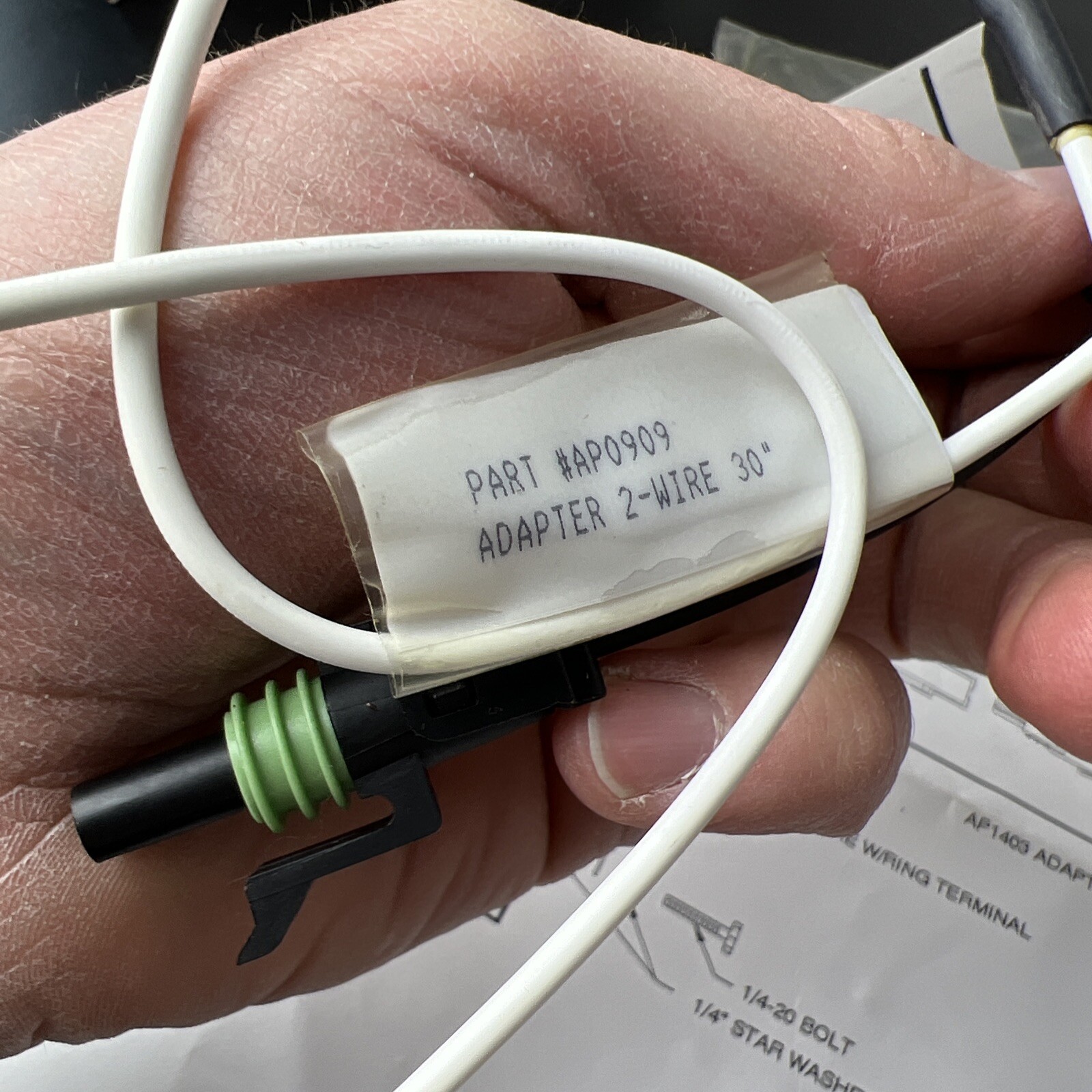 AP0909 AP1503 2-Wire Packard Connectors Adapter Wire
