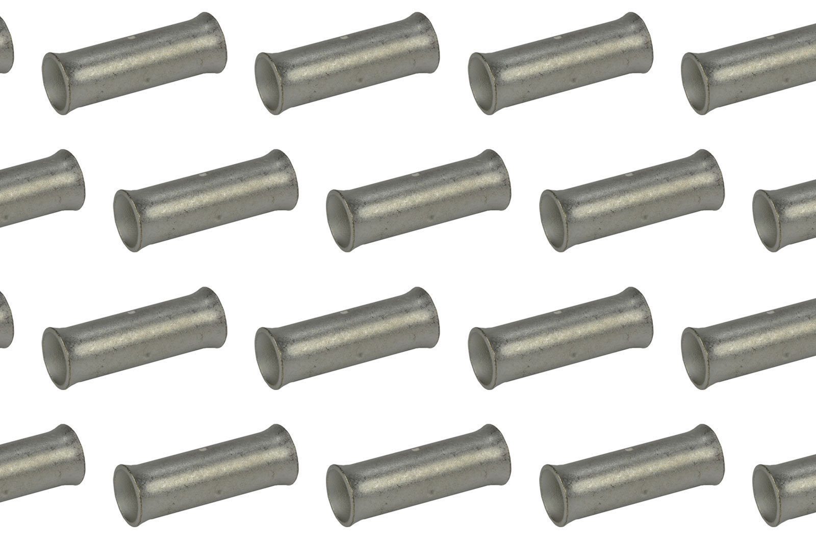 2 AWG TEMCo Butt Splice Connector Tin Plated Copper Uninsulated Gauge. 25 Pack