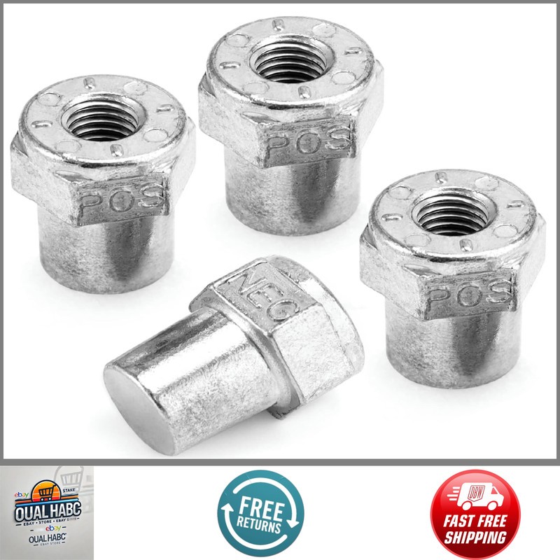 Car Battery Terminal Adapter 2 Pair Zinc Alloy Positive Negative 3/8 Stud Post
