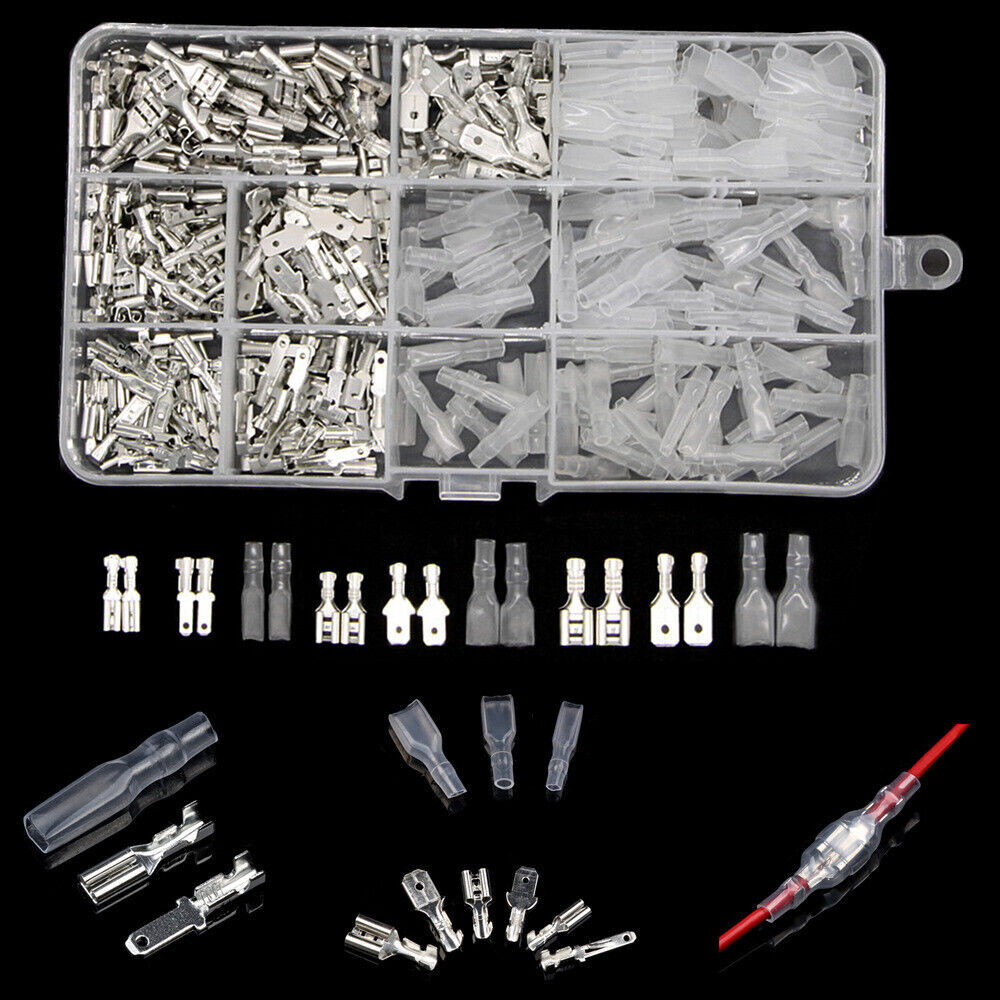 Assortment Terminals Set Electrical Wire Crimp Connector Male Female Spade1800x