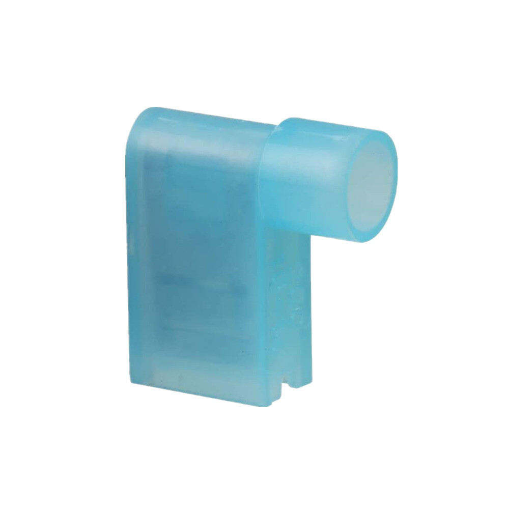 50pcs 16-14 AWG 90 Degree Nylon Flag Spade Female Insulated Terminals Connector