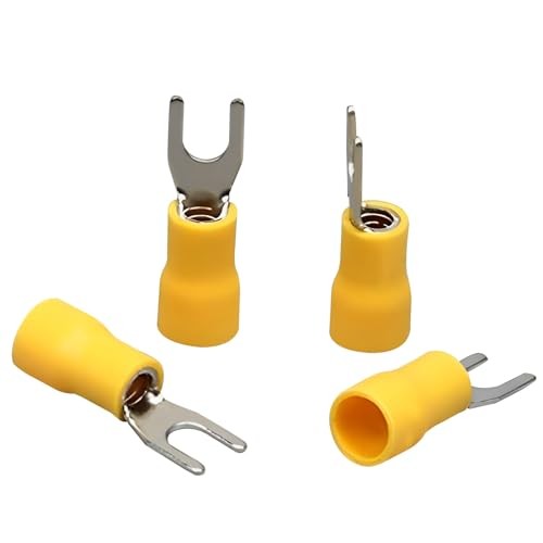 245 Pcs Crimp Connectors Wire Forks, U-Type | Insulated Fork Terminal