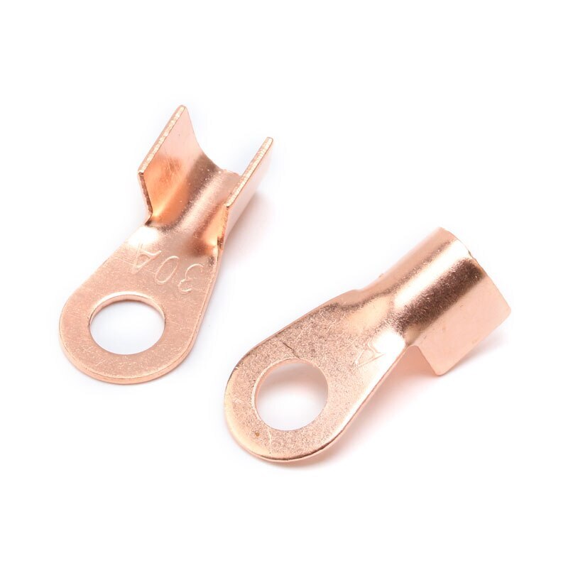 20pcs OT-30A 60A 100A 150A Copper Circular Splice Terminal Wire Naked Connector