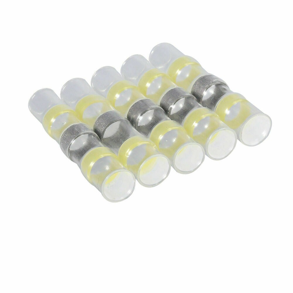 800Pcs Solder Seal Sleeve Heat Shrink Waterproof Wire Connectors Butt Terminals