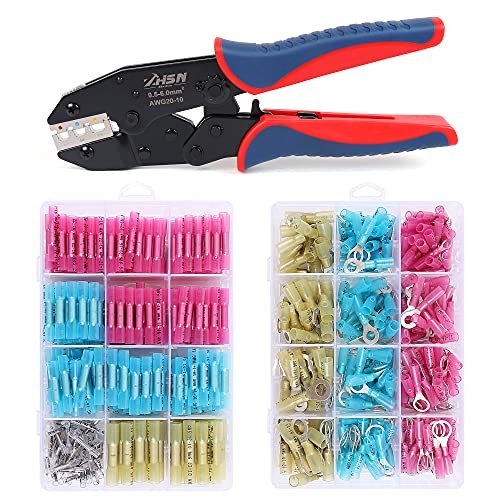 Heat Shrink Crimping Tool Kit, Heat Shrink Crimping Tool（260pcs+330pcs）