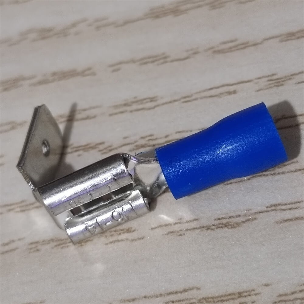 50pcs Vinyl Insulated Piggyback 6.3mm Spade Terminals 16-14AWG Wire Connector US