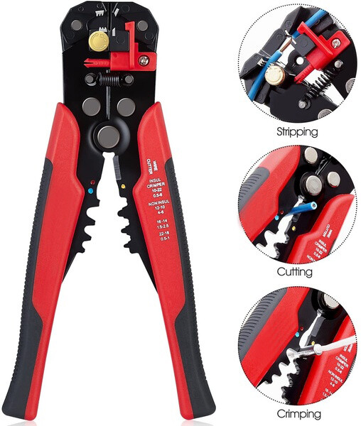 280PCS Insulated Electrical Wire Splice Terminal Spade/Crimp/Ring Connector Kit