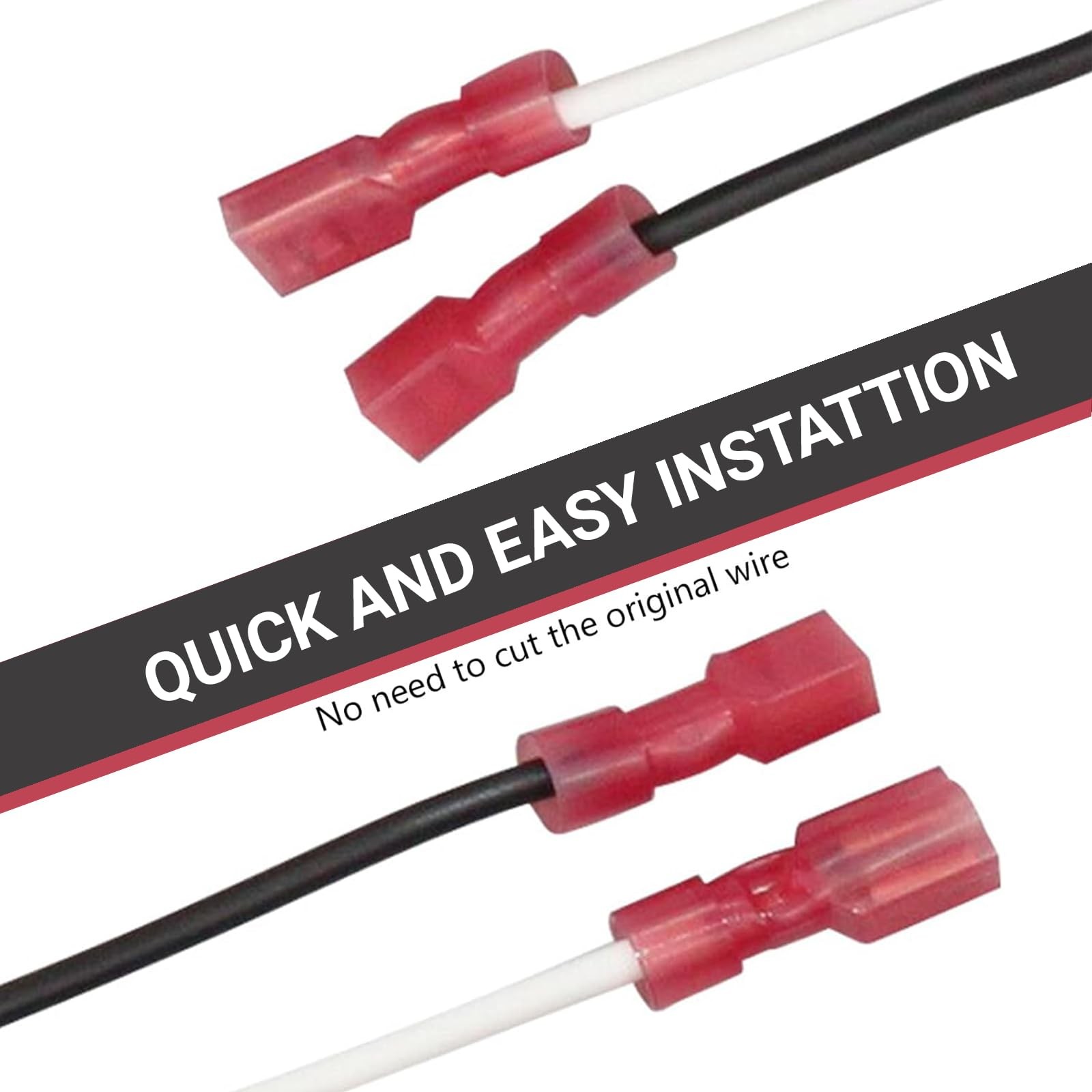 4 PCS Car Audio Adapter Plug 72-7800 Speaker Connector Harnesses Door Speaker Wi
