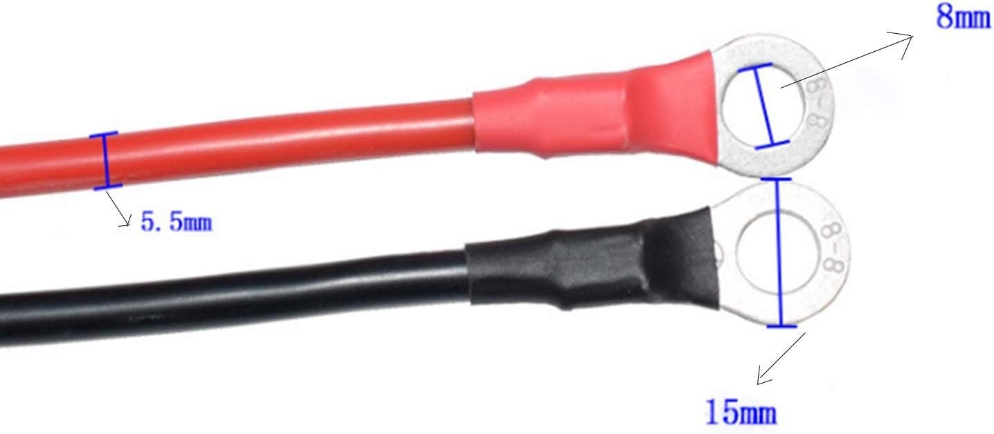Battery Charging Cable SAE to O Ring Terminal Connectors Harness, 10AWG Quick…