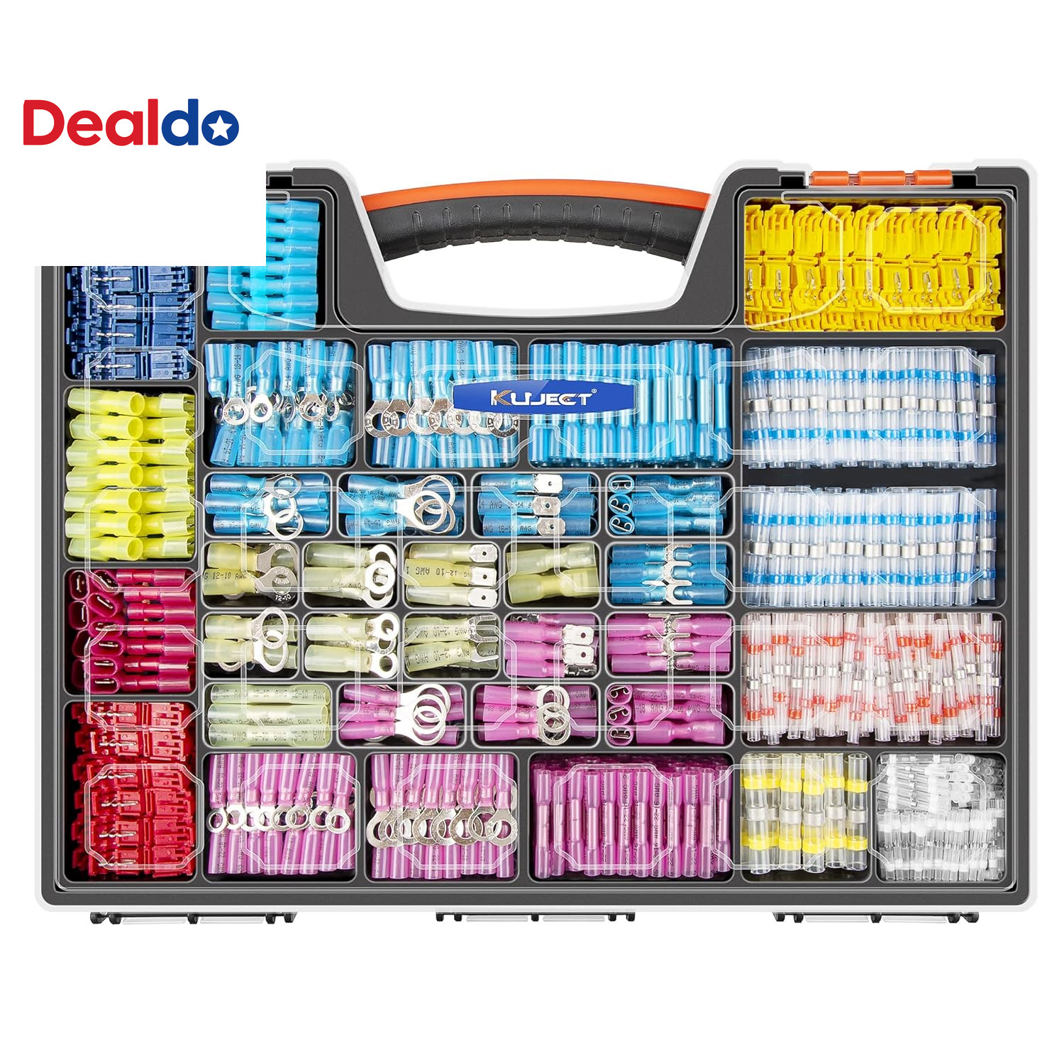 Ultimate Heat Shrink Wire Connectors, 1500PCS Waterproof Electrical Spade Connec