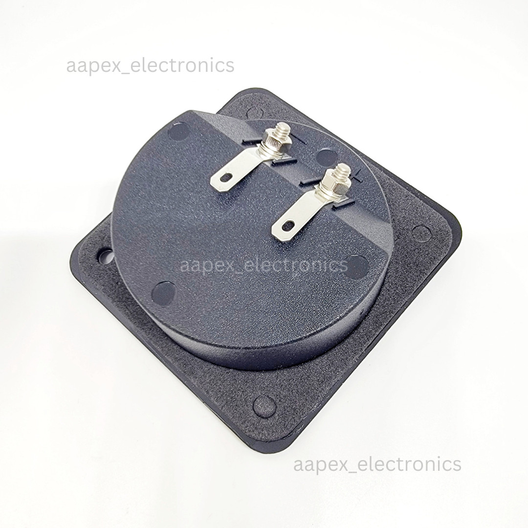 2 Pcs Speaker Box Banana Push Square Terminal Cup w/ Holes 3.125″ x 3.125″