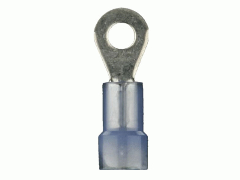 Metra Install Bay BNRT14 16/14 Gauge 1/4-Inch Blue Nylon Ring Terminal 100/Bag
