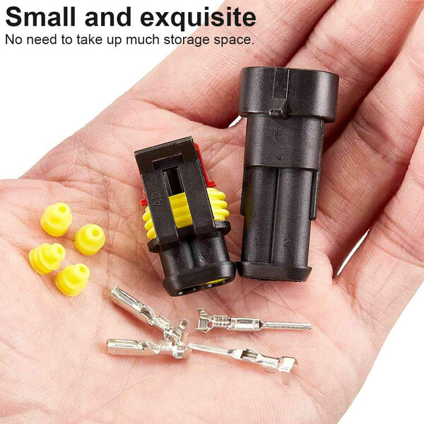 26 Sets Waterproof Car Auto Electrical Wire Connector Plug 1-4 Pin Way Plug Kit