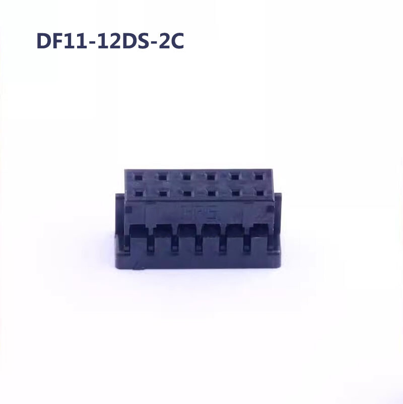 10 pcs DF11-12DS-2C HRS connector spacing 2.0mm 12P terminal rubber shell socket