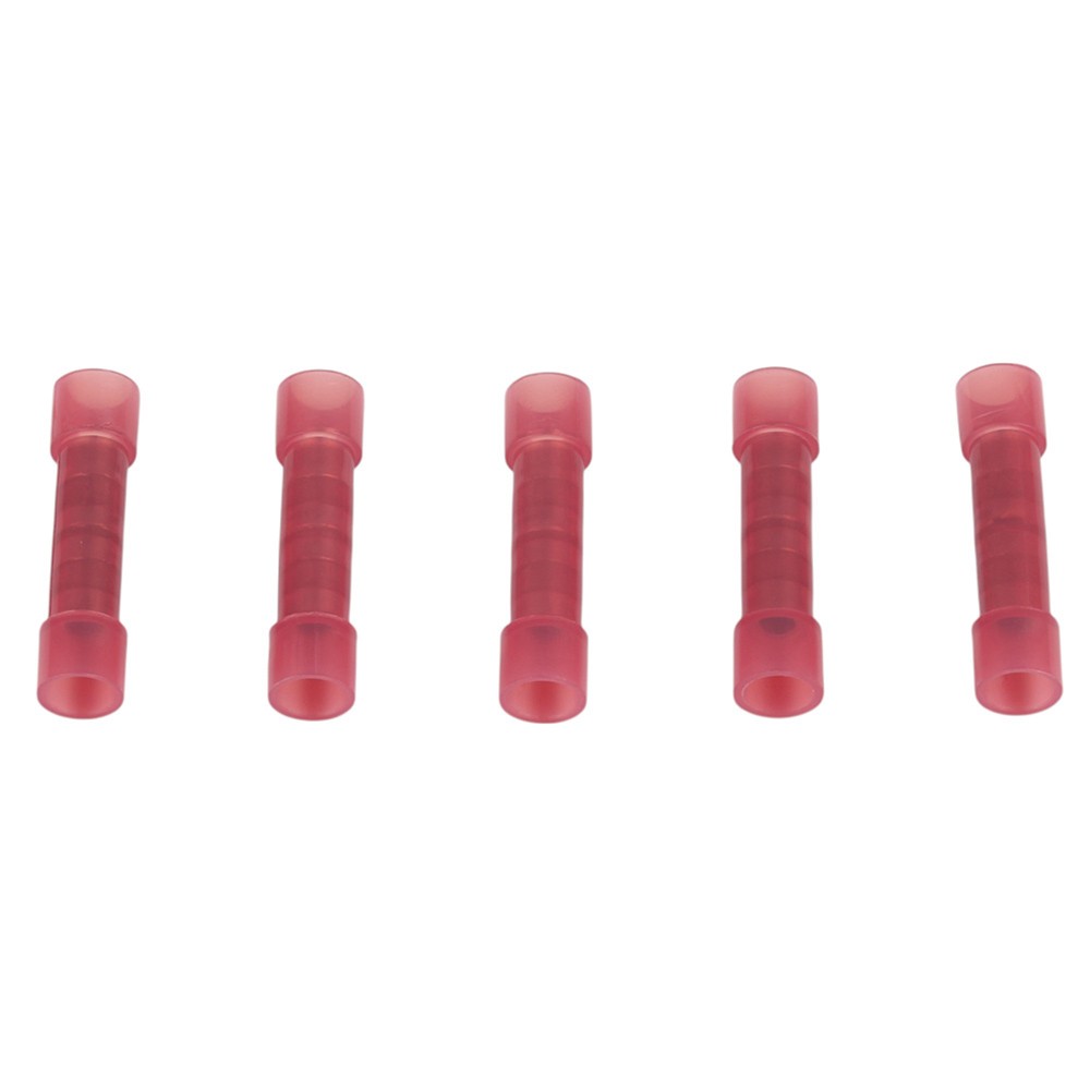 22-18 AWG GA Wire Seamless Nylon Butt Connectors Crimp Wire Terminal 100pcs