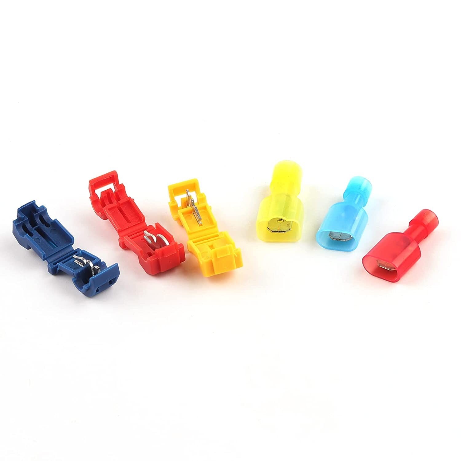 240 Conectores De Cable Terminales Electricos T-Tap Self-Stripping Splice Nylon