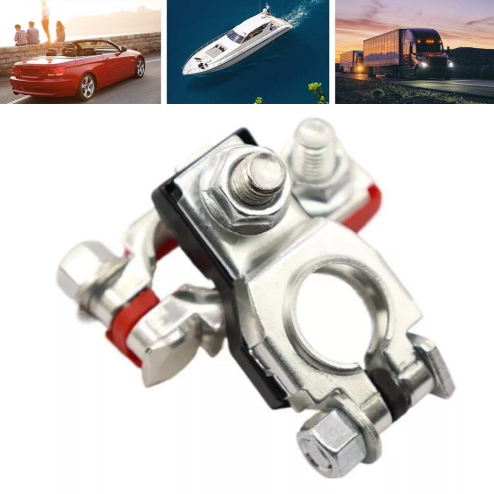 2PCS 16mm-18mm Battery Terminal Connectors Zinc Pile Head For Car Boat Universal