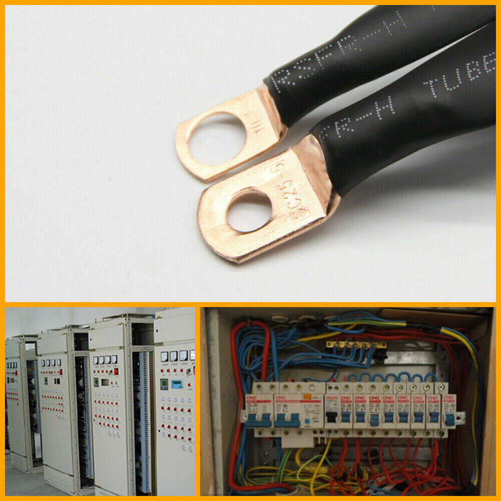 140/280PCS Copper Wire Lugs Battery Cable Ends Terminal Connectors