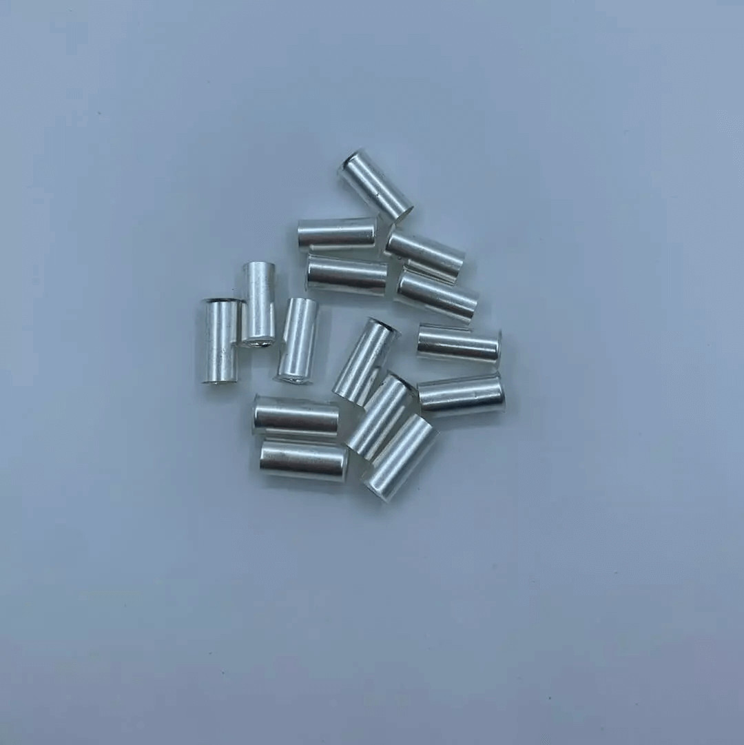 50pcs Non-Insulated Wire Ferrules 4AWG 25.0mm² Copper Barrel Pin Cord Terminals