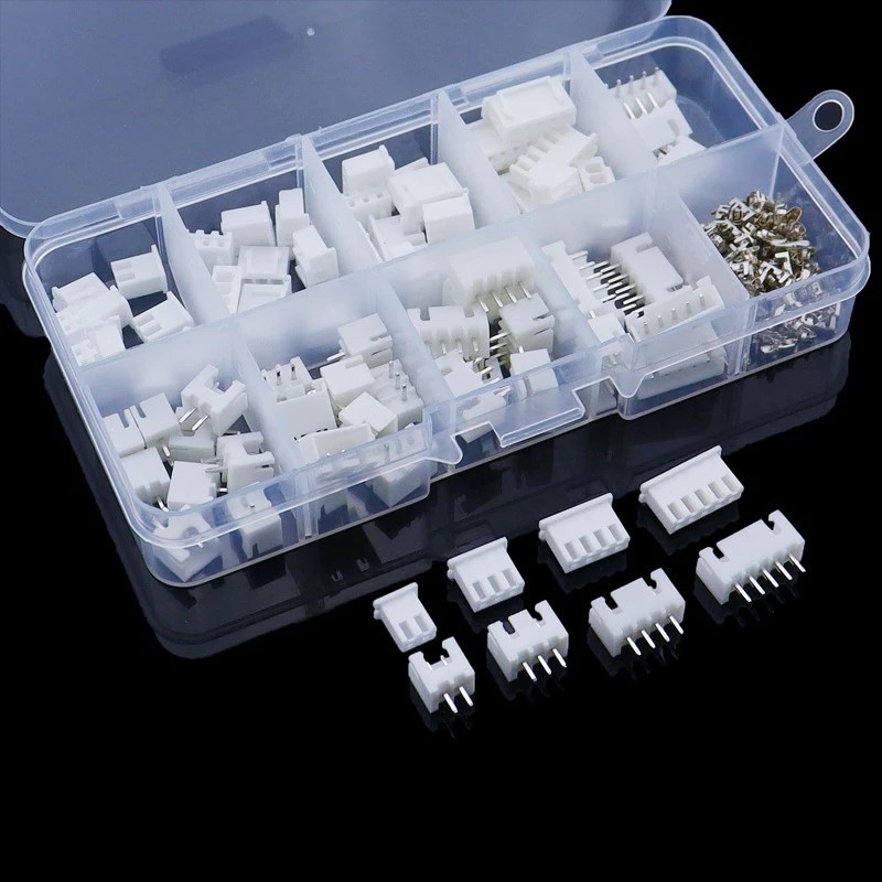 230pcs 2/3/4/5Pin JST-2.54mm Terminal Wire Connector Cable Plug Kit set