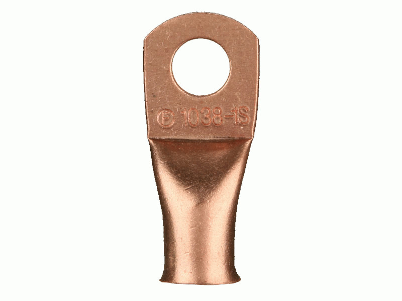 Metra Install Bay CUR412 4 Ga 1/2-Inch Uninsulated Copper Ring Terminal 25/Bag