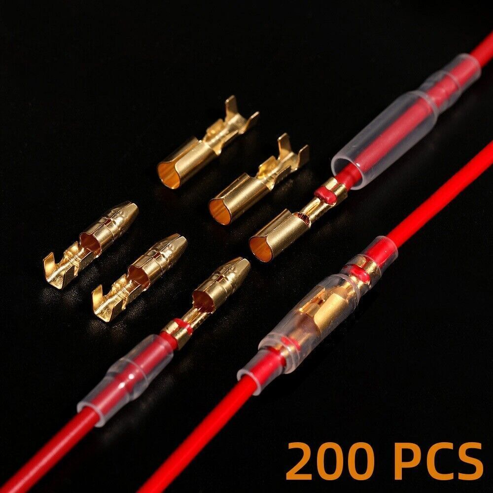 50PAIRS Insulated 4.0mm Bullet Terminals Female Male Crimp Wire Cable Connectors