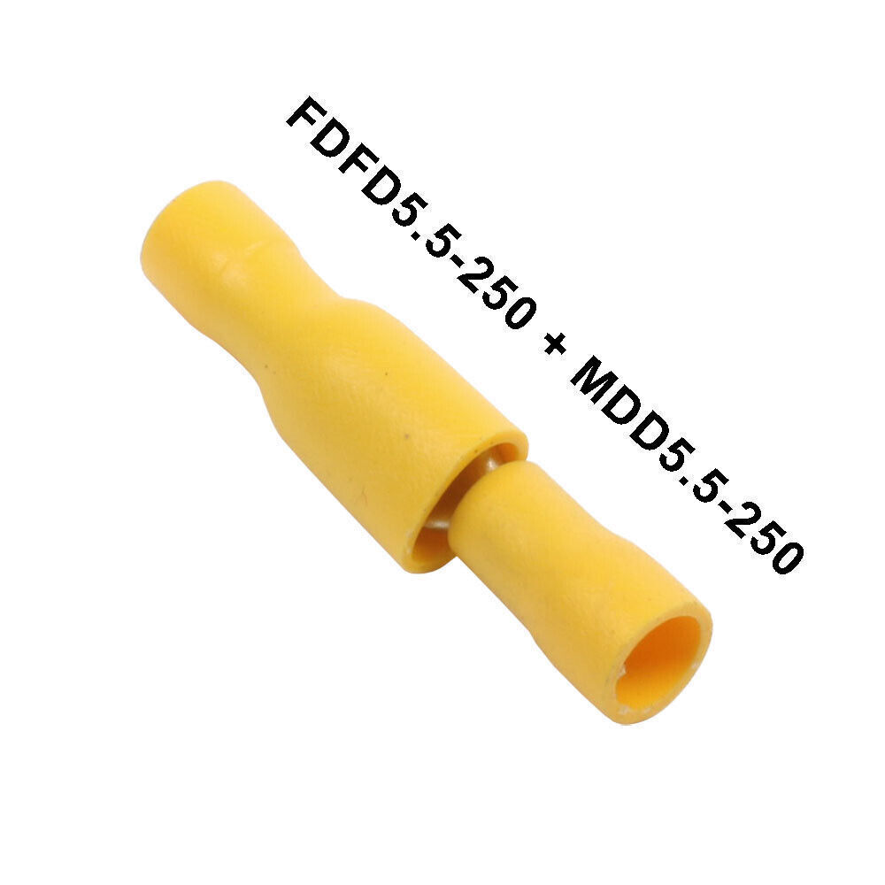 50Pairs Insulated Electrical Male Female Kit Cable Terminal Crimp Connector