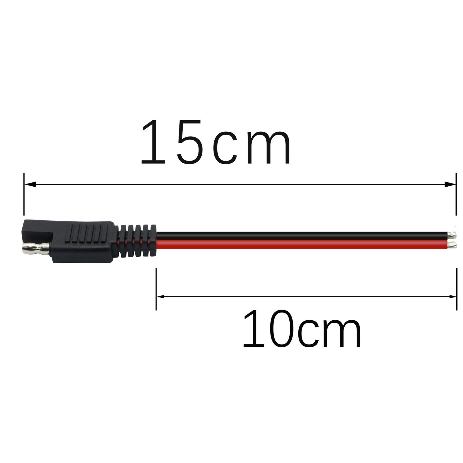 5 PCS 15cm 14AWG SAE Connector DC Power Extension Cable Quick Pigtail Harness