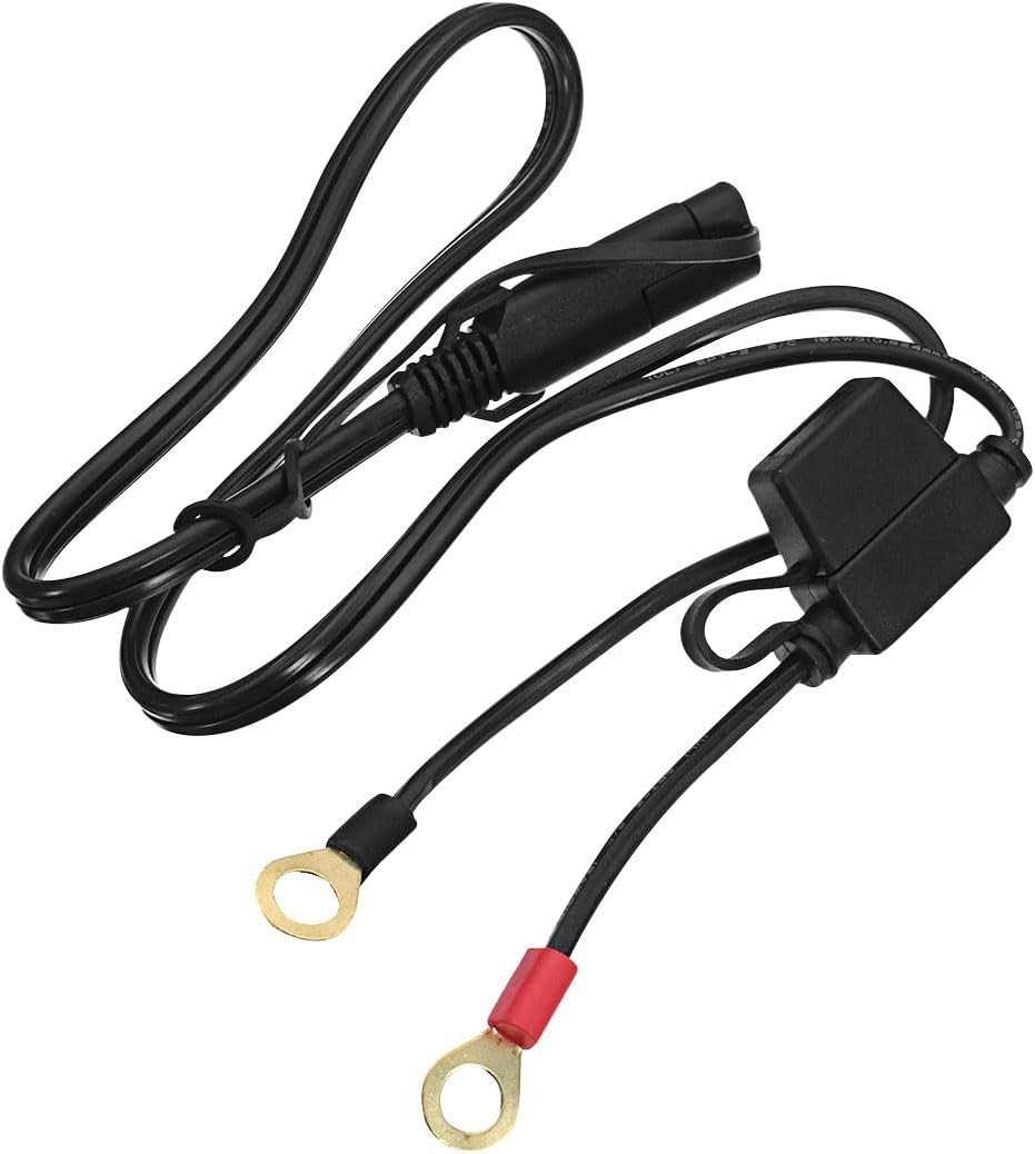 Weatherproof SAE Battery Connector Cable with Ring Terminal for Easy Install