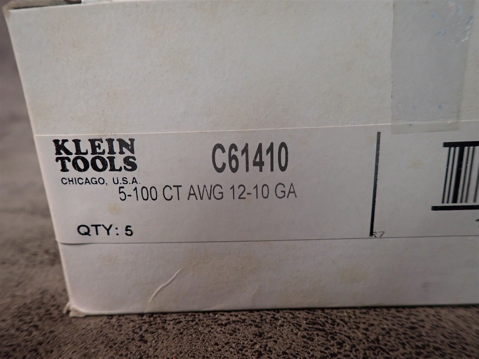 Klein/Vaco C61410 Insulated Ring Terminals 12-10 AWG, 5-100 Packs 500 Total G56