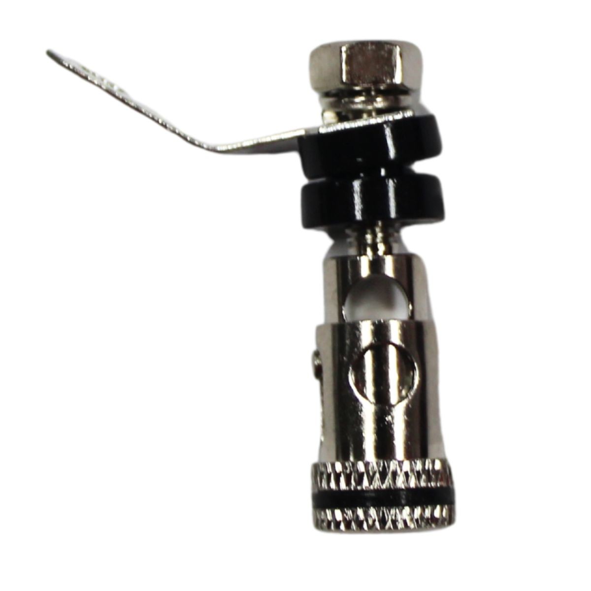 12 Gauge Brass/Nickel Plated Negative (Black) Push Terminal