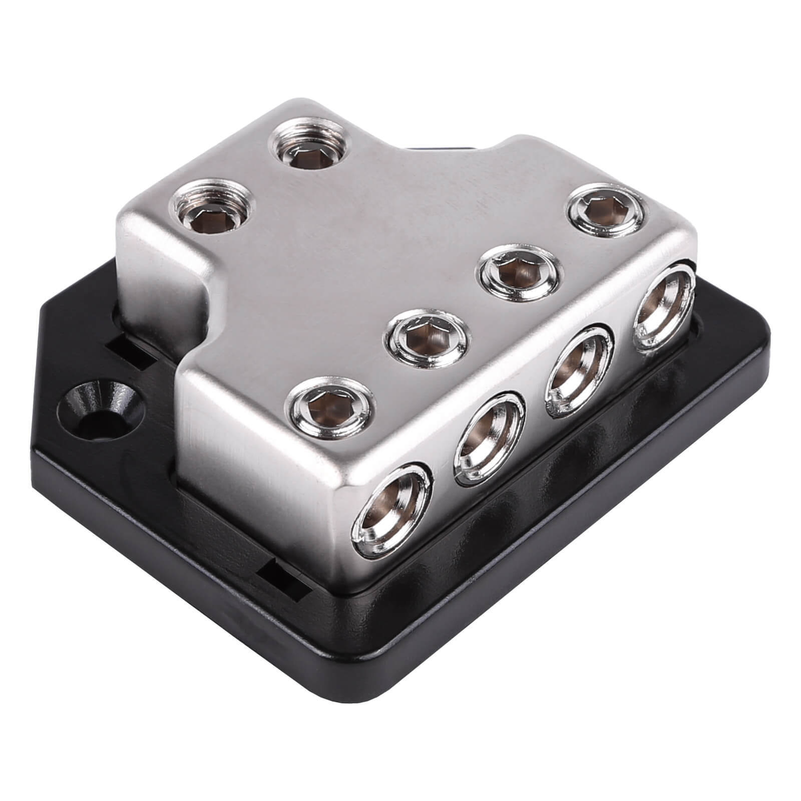 NEW SKAR AUDIO X2 4 GA INPUT TO X4 4/8 GA OUT DISTRIBUTION BLOCK | SK-DIST-BLK5