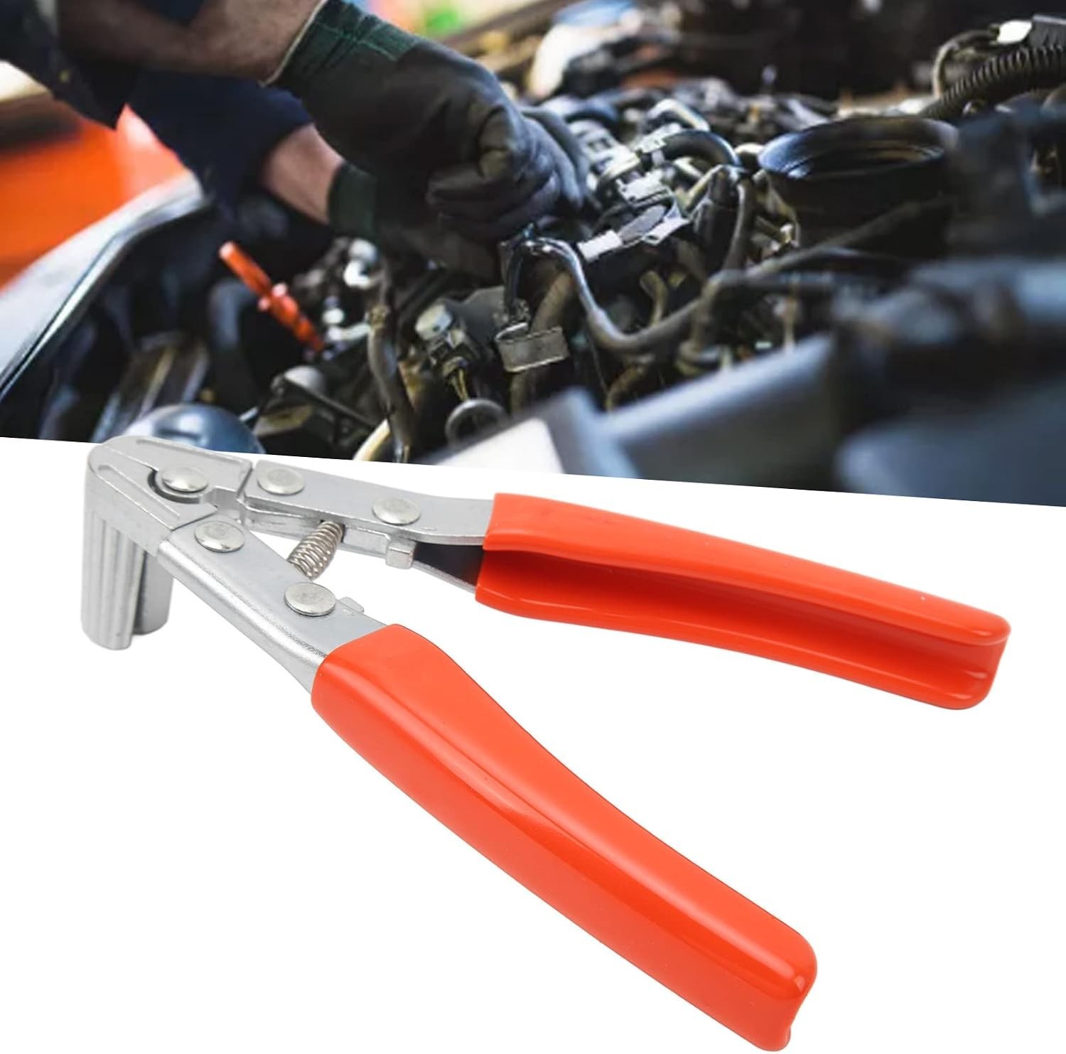Battery Terminal Spreader, Red Battery Pliers Professional Angled Head for Au…
