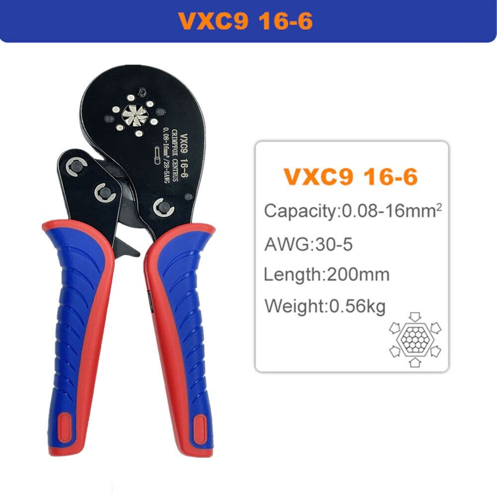1200pcs Cable Wire Electrical Terminals Ferrule Crimper Plier Crimping Tool Kit