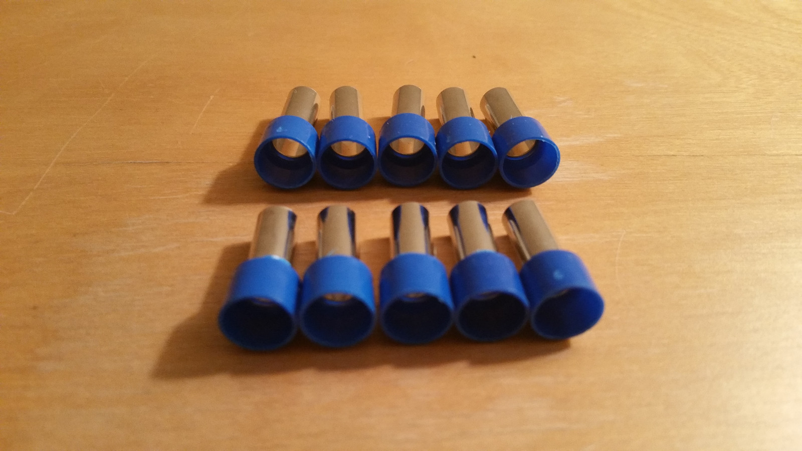 10pcs 8 Gauge Wire Ferrule Amplifier Ferrules 8 AWG Tin Copper Amp
