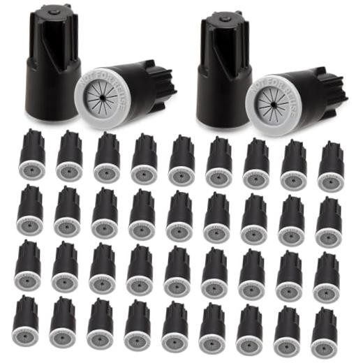 40 Pcs Electrical Wire Seal Nuts, Black 22AWG-14AWG Waterproof Wire Nuts Caps,