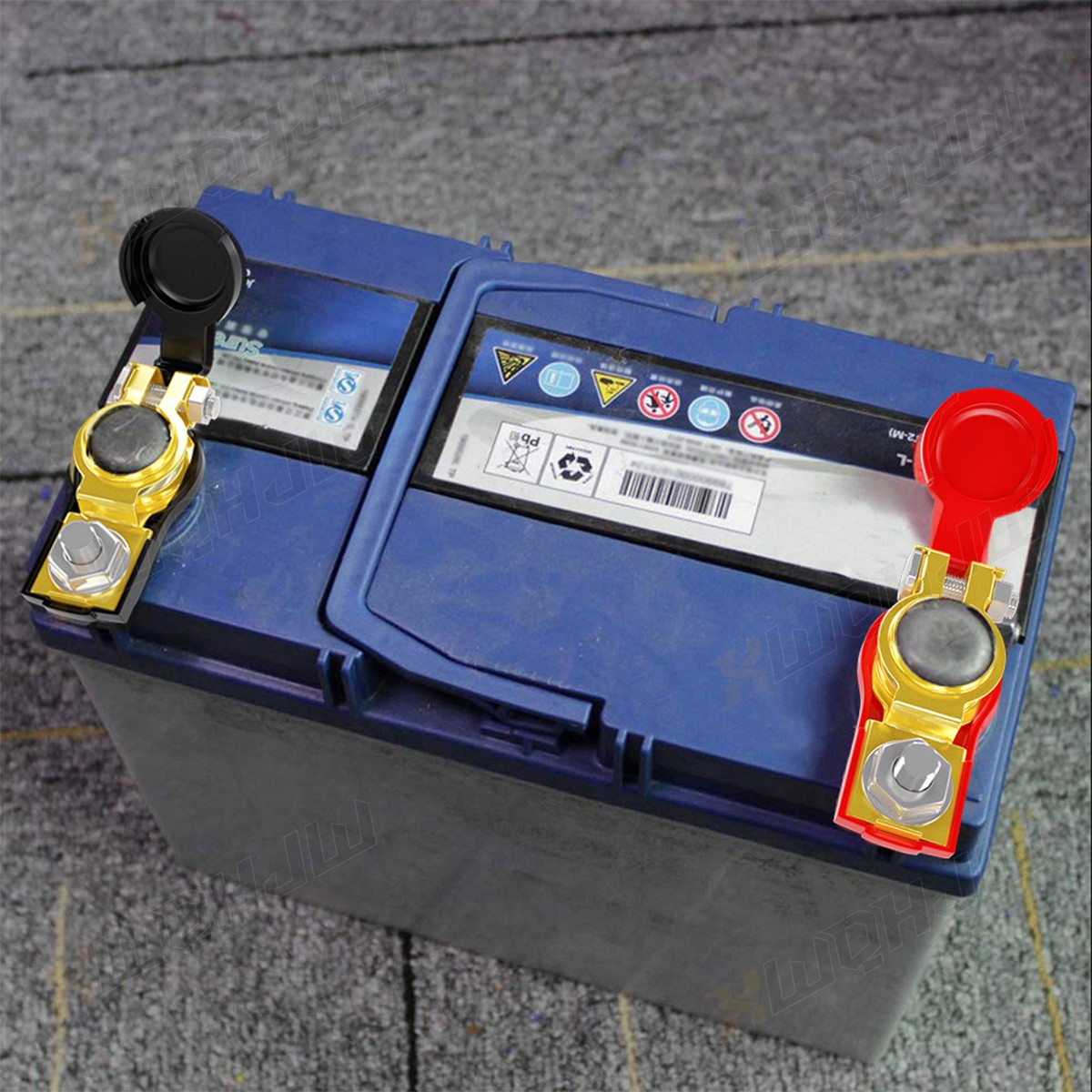 XWQHJW Battery Terminal Top Post Positive Negative For Ford Jeep RV Van
