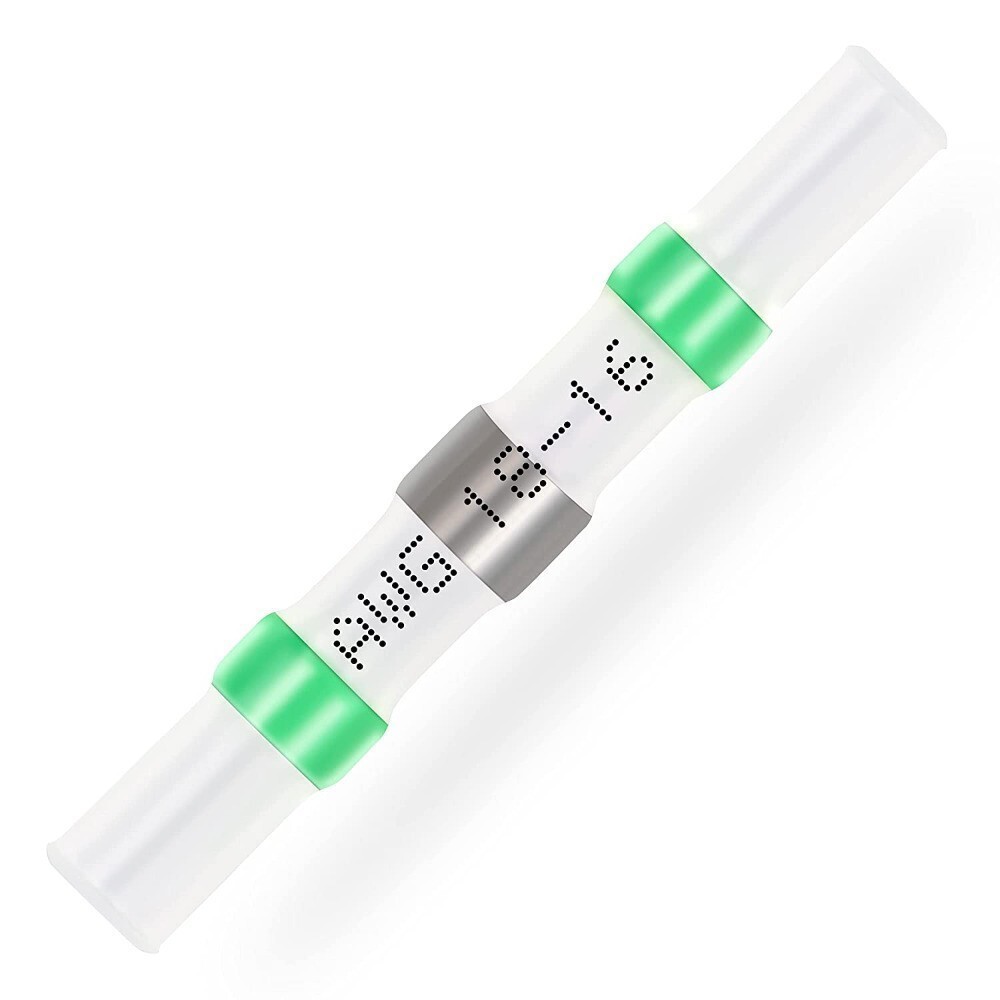 500-50x Solder Seal Sleeve Heat Shrink Wire Terminal Connector Green 18-16AWG US