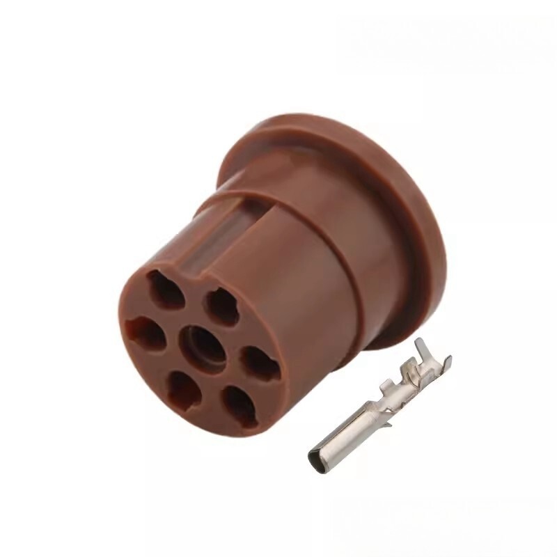 5 pairs 6pin Circular brown connector 2.3mm DJ3061C-2.3-11/21