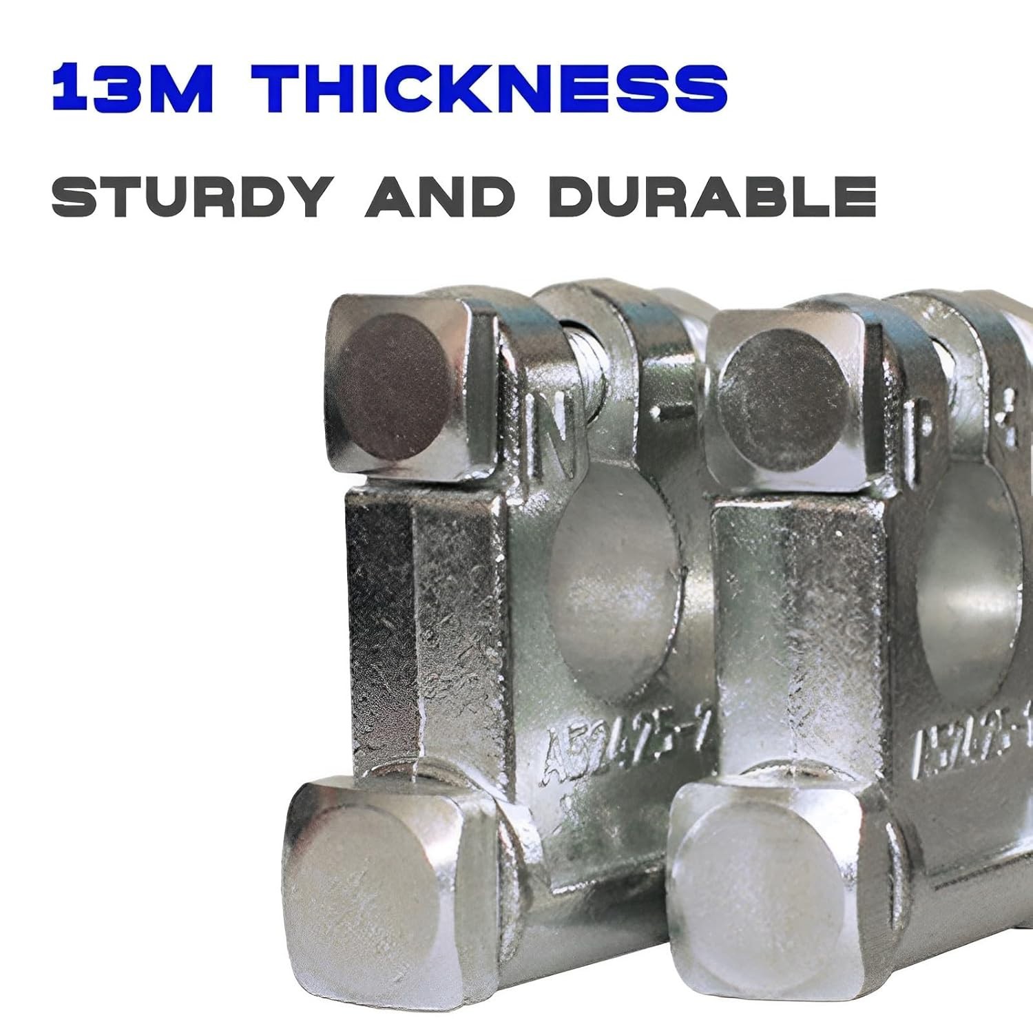 Battery Terminal Connector Heavy Duty Top Post Marine Ends Clamp Set Lead Alloy